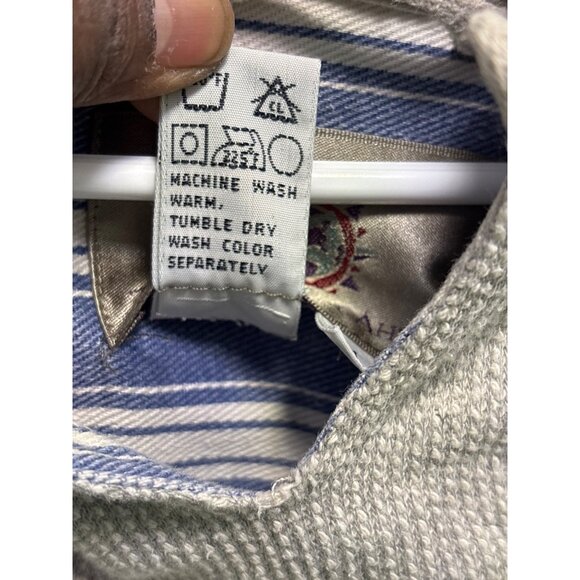 The Territory Ahead Gray Hooded Sweatshirt M Cotton - Picture 7 of 9